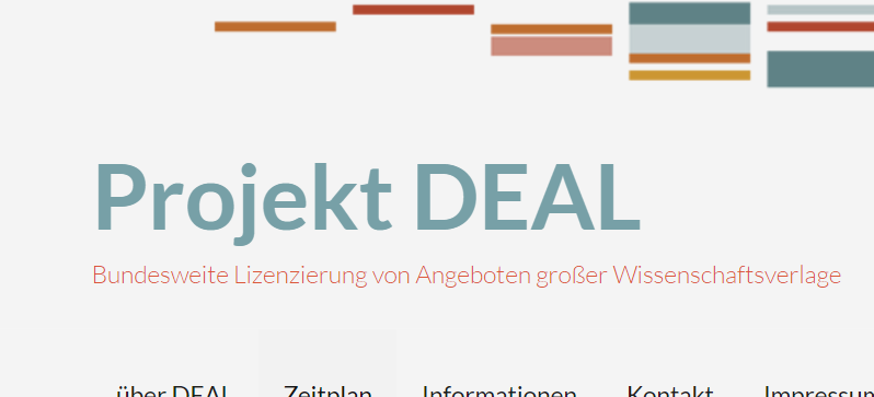 Projekt DEAL Germany Elsevier